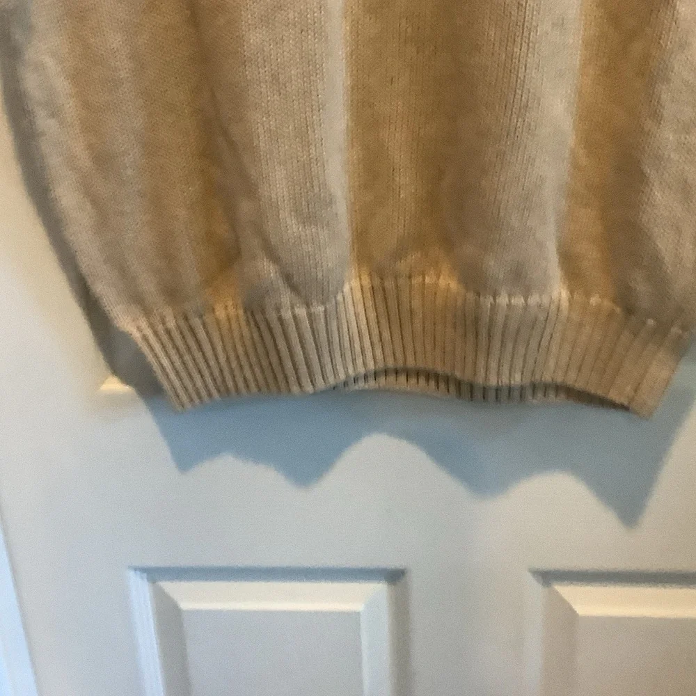 Daniel Cremieux‎ Men's Beige V-Neck Sweater Vest
